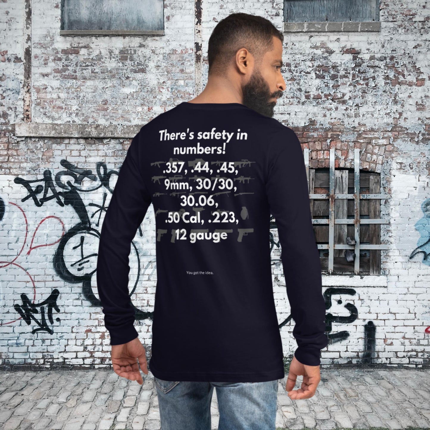 SAFETY IN NUMBERS! | Unisex Long Sleeve Tee