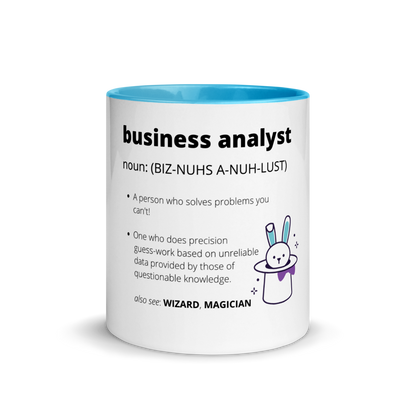 BUSINESS ANALYST DEFINITION | Mug with Color Inside